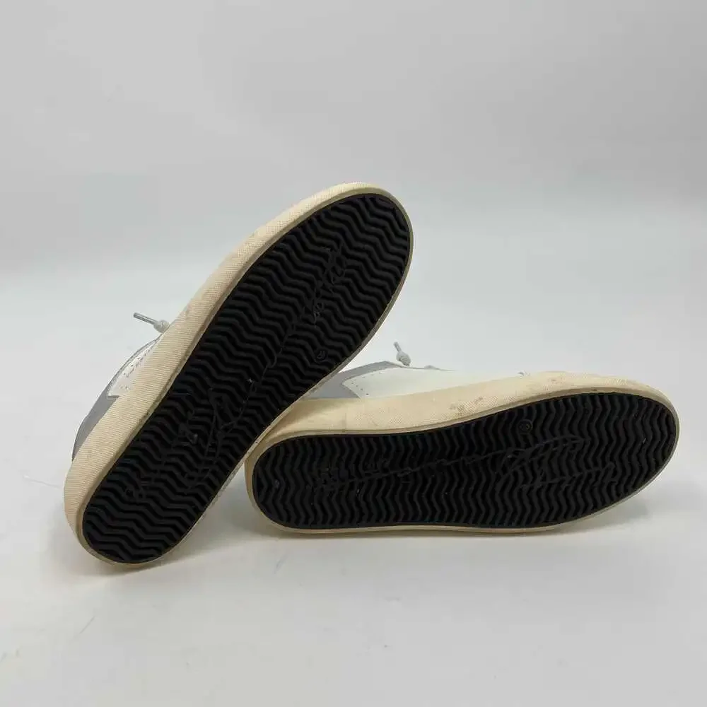Vintage Havana White Silver Leather Sneakers | Women’s Size 8
